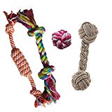 Puppy Chew Teething Rope Toys Set, Mini Dental Pack For Small To Medium Dogs