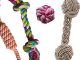 Puppy Chew Teething Rope Toys Set, Mini Dental Pack For Small To Medium Dogs