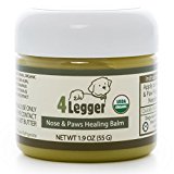 4-Legger Certified Organic Nose and Paw Pad Healing Balm for Dry Chapped Cracked Skin with Hemp Oil and Shea Butter - Made in USA - 1 each - 1.9 oz