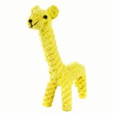 GOCooper Dog Toys, Cotton Dental Teaser Rope Chew Teeth Cleaning Toys Giraffe