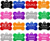 Pet ID Tags | 8 Shapes & Colors to Choose From | Dog Cat Aluminum