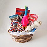 Dog Gift Basket Treats Crewing Toy Holiday Set