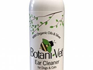 BotaniVet Ear Cleaner 8 Oz – 100% Natural Ingredients – Made with Certified Organic Oils and Silver – Veterinary Dermatologist Formulated for Dogs and Cats with Ear Problems