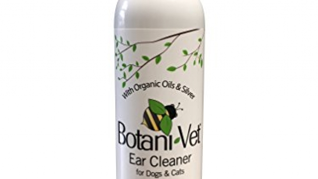 BotaniVet Ear Cleaner 8 Oz – 100% Natural Ingredients – Made with Certified Organic Oils and Silver – Veterinary Dermatologist Formulated for Dogs and Cats with Ear Problems