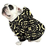 English Bulldog Dog Sweatshirt Bigger Than Beefy (56 to 80 Pounds) Batman