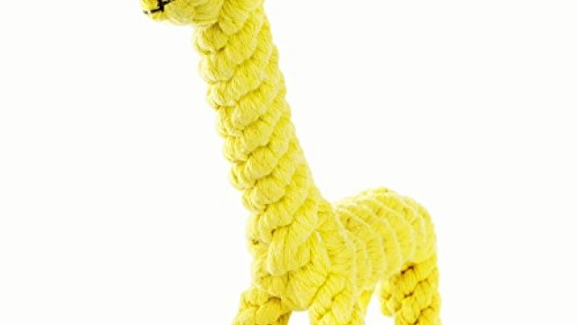 GOCooper Dog Toys, Cotton Dental Teaser Rope Chew Teeth Cleaning Toys Giraffe