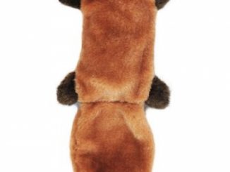 ZippyPaws Zingy 3-Squeaker No Stuffing Plush Dog Toy, Raccoon Reviews