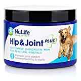 NuLife Natural Pet Health - Glucosamine Chondroitin for Dogs with MSM & Organic Coral Calcium - Hip and Joint Supplement for Arthritis Pain Relief & Improved Mobility - 6oz Powder