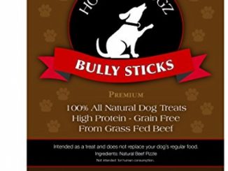 Bully Sticks – Healthy All Natural Dog Treats – 6 Inch Dog Chew From Premium Grass Fed Beef (10 PK) by Howling Dogz