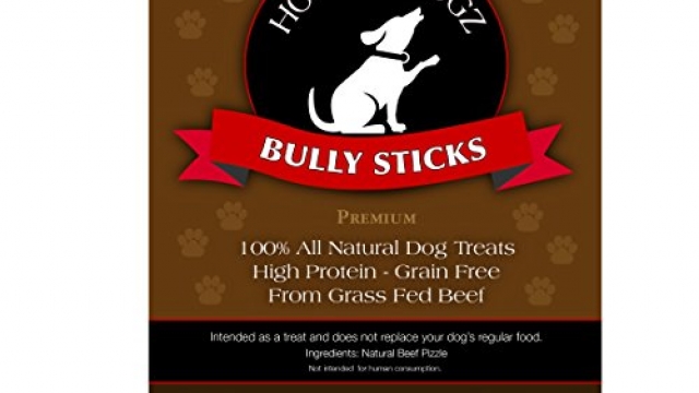 Bully Sticks – Healthy All Natural Dog Treats – 6 Inch Dog Chew From Premium Grass Fed Beef (10 PK) by Howling Dogz