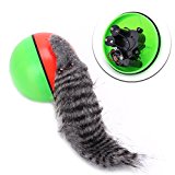 Kocome 9CM Funny Dog Cat Weasel Jumping Moving Rolling In Water Beaver Pet Ball Toy