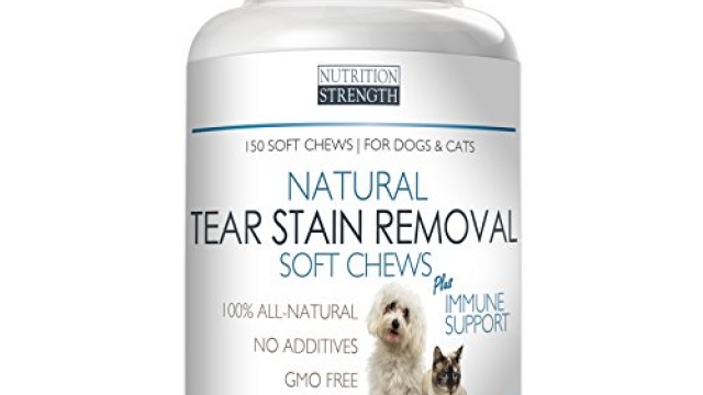 Natural Tear Stain Removal for Dogs and Cats Nutrition Strength, 150 Soft Chews