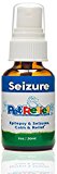 Dog Seizure Relief, Safe & Natural Dogs With Seizures Epilepsy Spray, Lifetime Warranty! 30ml Best Seizure Relief For Dogs, Better Than Medication, No Side Effects! Made In USA By Pet Relief