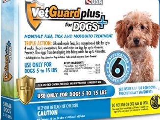 VetGuard Plus Flea & Tick Treatment for Small Dogs, 5-15 lbs, 6 Month Supply