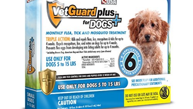 VetGuard Plus Flea & Tick Treatment for Small Dogs, 5-15 lbs, 6 Month Supply