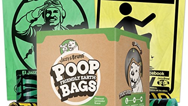 Funny Poop Bags – Large, Leak-Proof, Earth-Friendly EPI – for Dogs, Cat Litter, and Pet Waste – Refill Rolls – Scented