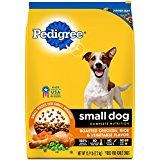 PEDIGREE Small Dog Adult Complete Nutrition Roasted Chicken, Rice & Vegetable Flavor Dry Dog Food; Formulated To Meet the Nutritional Levels Established by the AAFCO Dog Food Nutrient Profiles For Maintenance