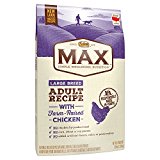 NUTRO MAX Large Breed Adult Recipe With Farm Raised Chicken Dry Dog Food, (1) 25-lb. bag; Rich in Nutrients and Full of Flavor for Large Breed Dogs