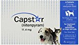 Capstar Flea Tablets for Dogs and Cats, 6 Count, 2-25 lbs, Blue