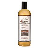 4-Legger Certified Organic Dog Shampoo with Conditioner - All Natural Cedar Dog Shampoo with Peppermint, Eucalyptus and Aloe for Normal to Dry and Itchy Skin - Concentrated - Non-Toxic - 16 oz.