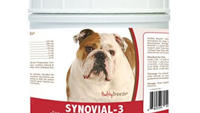 Healthy Breeds Synovial 3 Dog Hip and Joint Support Soft Chew for Bulldog – Over 80 Breeds – Glucosamine, MSM, and Vitamins Supplement – Cartilage Care – 120, 240 Ct