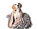 UTEX Premium Microfiber Pet Blanket, for Small/Medium/Large Dogs, Puppy Kitten Bed, Warm, Soft, Plush (Small (32