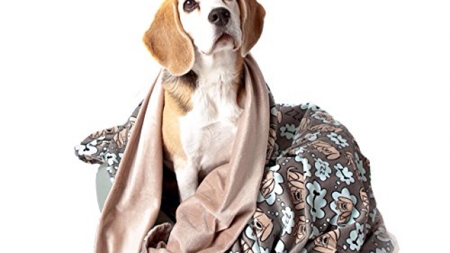 UTEX Premium Microfiber Pet Blanket, for Small/Medium/Large Dogs, Puppy Kitten Bed, Warm, Soft, Plush (Small (32″ x 24″), Sleeping Dog)