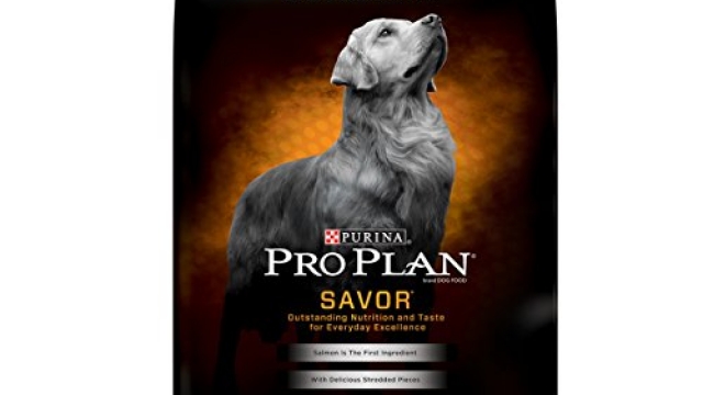 Purina Pro Plan SAVOR Adult Shredded Blend Salmon & Rice Formula Dry Dog Food – (1) 33 lb. Bag