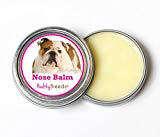 Healthy Breeds Nose Butter for Dogs for Bulldog - Over 200 Breeds - All Natural & Organic Oils Heal Dry Cracked & Chapped Skin - Unscented Formula - 2 oz Tin