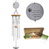 Pet Memorial Wind Chime | Pet Remembrance Gifts Suitable for Dogs, Cats and All Animals - 26” Metal Dog Wind Chimes, Soothing Pet Memory for The Garden or Home