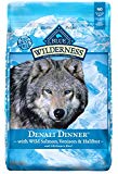 Blue Buffalo Wilderness Denali Dinner High Protein Grain Free, Natural Dry Dog Food with Wild Salmon, Venison & Halibut 22-lb