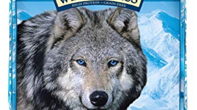 Blue Buffalo Wilderness Denali Dinner High Protein Grain Free, Natural Dry Dog Food with Wild Salmon, Venison & Halibut 22-lb