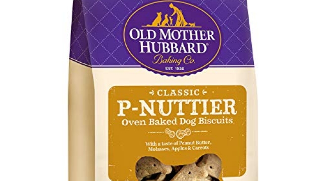 Old Mother Hubbard Classic Crunchy Natural Dog Treats, P-Nuttier Small Biscuits, 20-Ounce Bag