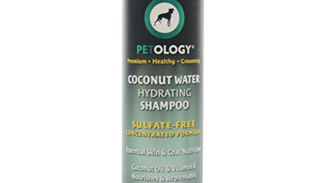 Petology Natural Coconut Dog Shampoo – Hydrating Dog Shampoo For Dry Skin – Coconut Oil & Vitamin E Nourishes & Replenishes – Sulfate-Free Concentrated Formula – 13.5 oz