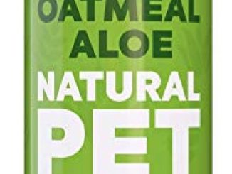 Shampoo for Dogs & Cats with Oatmeal, Aloe Vera, Chamomile, Jojoba Oil, Vitamin E – All Natural and Hypoallergenic, Helps Dry Coats & Itchy Sensitive Skin, No Parabens or Artificial Dyes, 16 oz