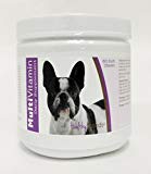 Healthy Breeds Dog Daily Vitamins Soft Chews for French Bulldog - Over 200 Breeds - for Small Medium & Large Breeds - Easier Than Liquid or Powders - 60 Chews
