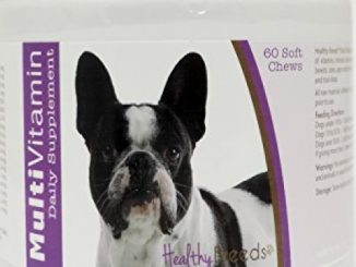Healthy Breeds Dog Daily Vitamins Soft Chews for French Bulldog – Over 200 Breeds – for Small Medium & Large Breeds – Easier Than Liquid or Powders – 60 Chews