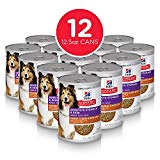 Hill's Science Diet Wet Dog Food, Adult, Sensitive Stomach & Skin, Tender Turkey & Rice Stew, 12.5 oz, 12-pack