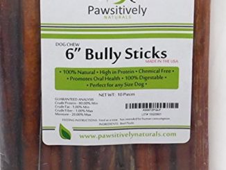 Best Free Range Bully Sticks for Dogs Made in The USA – 6 Inch All Natural Premium Grass Fed 100% Beef – Hand Inspected USDA/FDA Approved Low Odor – Healthy Delicious Long Lasting American Dog Chews.