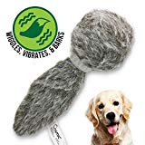 Hyper Pet Doggie Tail Interactive Plush Dog Toys (Wiggles, Vibrates, and Barks - Dog Toys for Boredom and Stimulating Play)